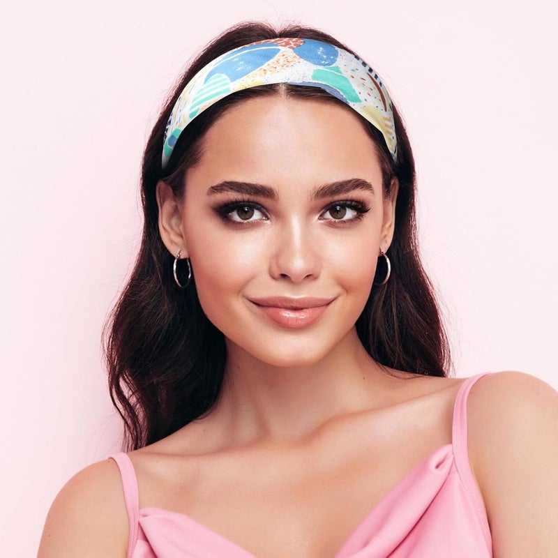 Sumolux Head Hair Scarf for Women Like Satin Silk Scarf Bandana Hair Wrapping Night Large Square Scarves 27.5" - Image 3